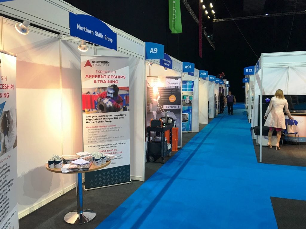 Exhibition stands at MENE 2017