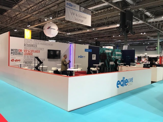 Exhibition Stand at Edie Live 2018