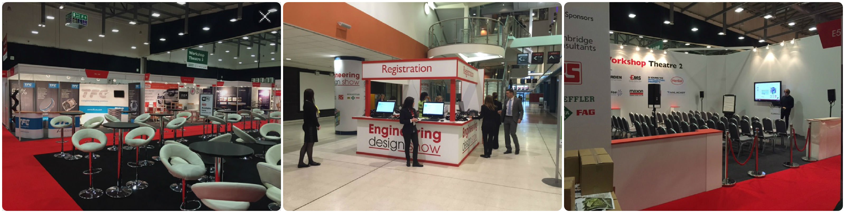 Engineering Design Show stands 