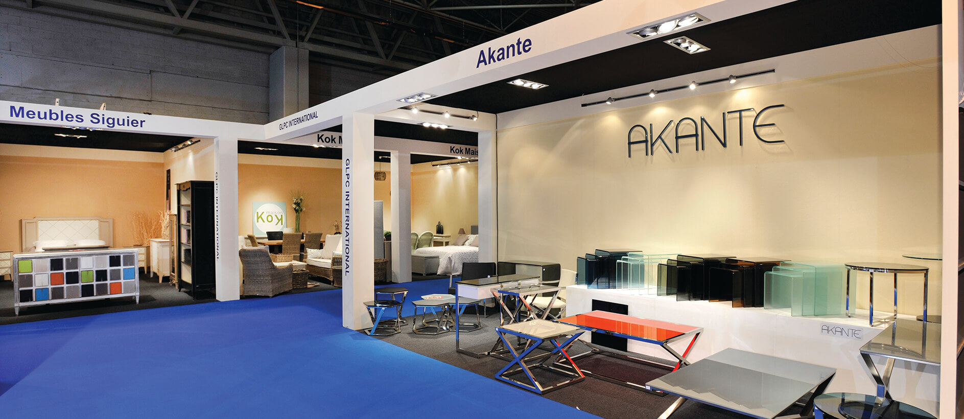 Akante Furniture Exhibition Stand by Exhibit 3Sixty