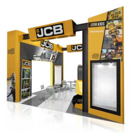 JCB exhibition stand design