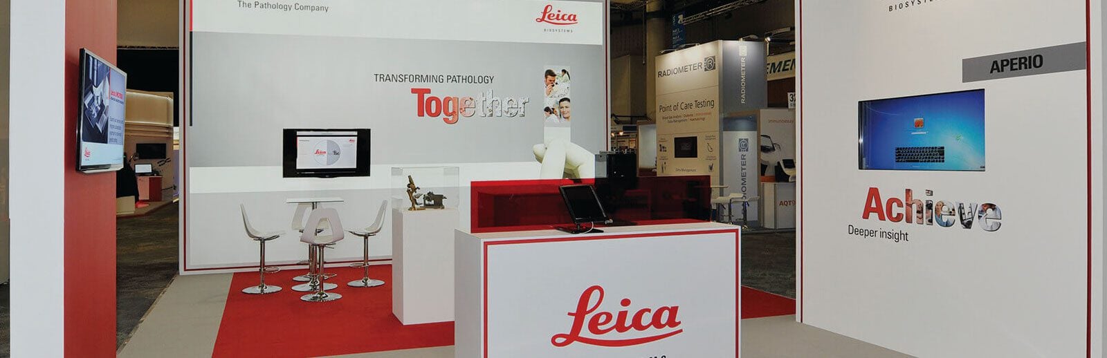 Leica branded stand