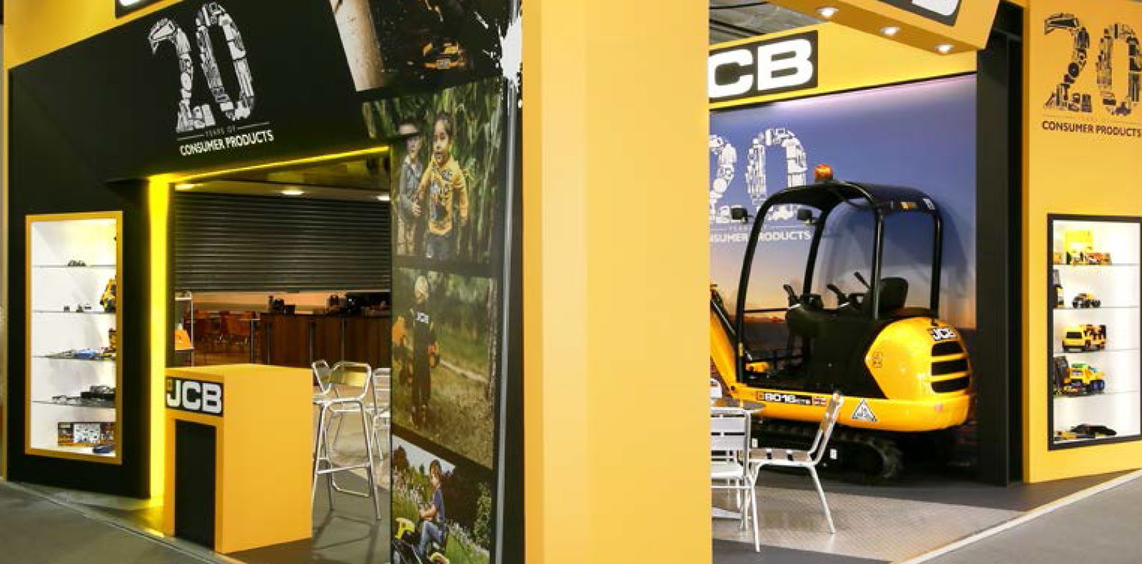 JCB exhibition stand