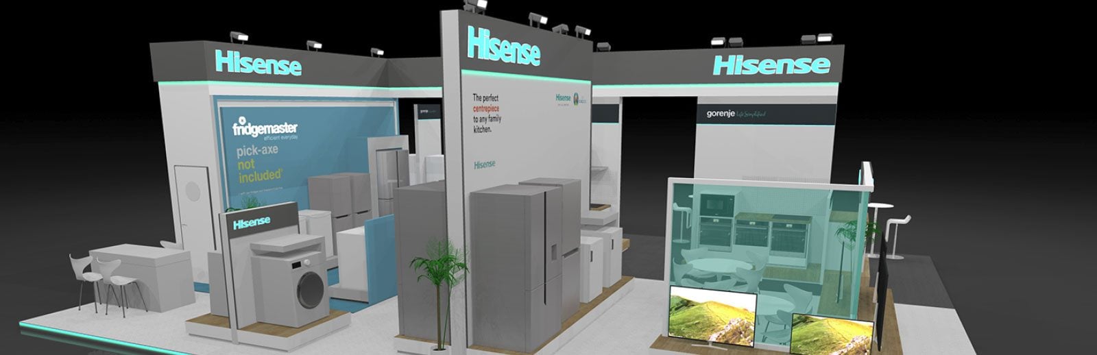 Hisense stand design