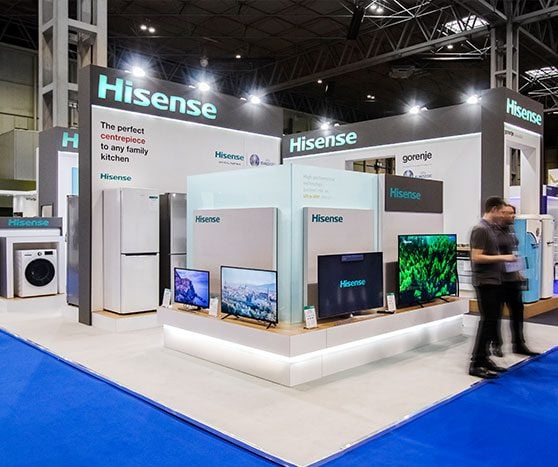 Hisense exhibition stand